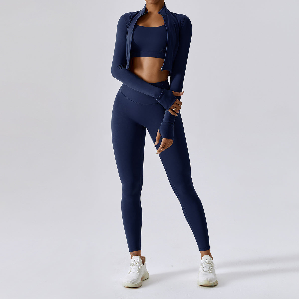 Women 2 Piece Yoga Outfit, Padded Sports Bra & High Waist Leggings Set, 4-Way Stretch Moisture Wicking Workout Activewear for Gym Pilates Running