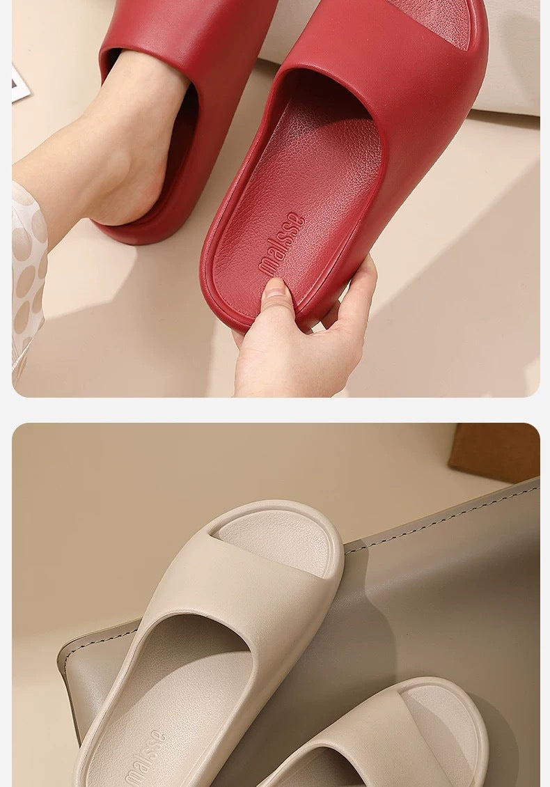 Men Women Winter Plush House Slippers, Closed Toe Warm Fuzzy Cotton Slippers, Non-Slip TPR Sole Indoor Home Slippers for Bedroom Living Room