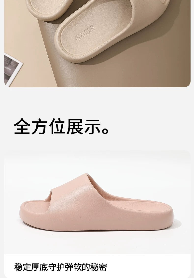 Men Women Winter Plush House Slippers, Closed Toe Warm Fuzzy Cotton Slippers, Non-Slip TPR Sole Indoor Home Slippers for Bedroom Living Room