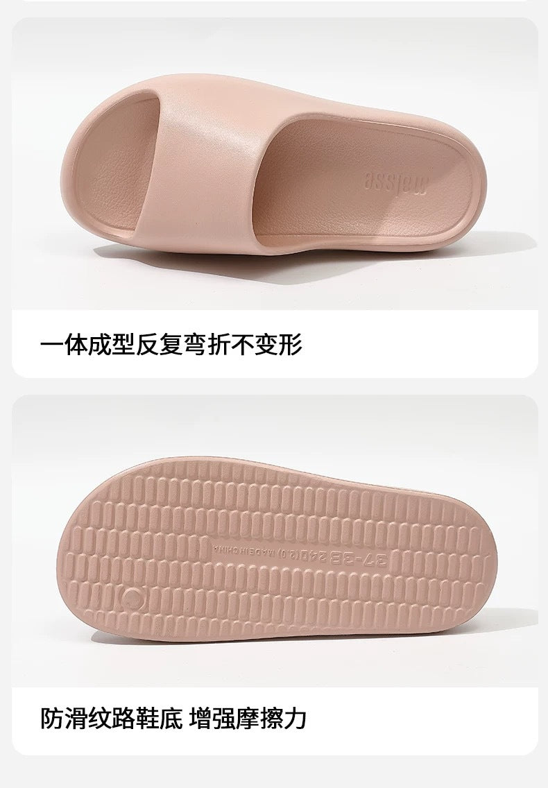 Men Women Winter Plush House Slippers, Closed Toe Warm Fuzzy Cotton Slippers, Non-Slip TPR Sole Indoor Home Slippers for Bedroom Living Room