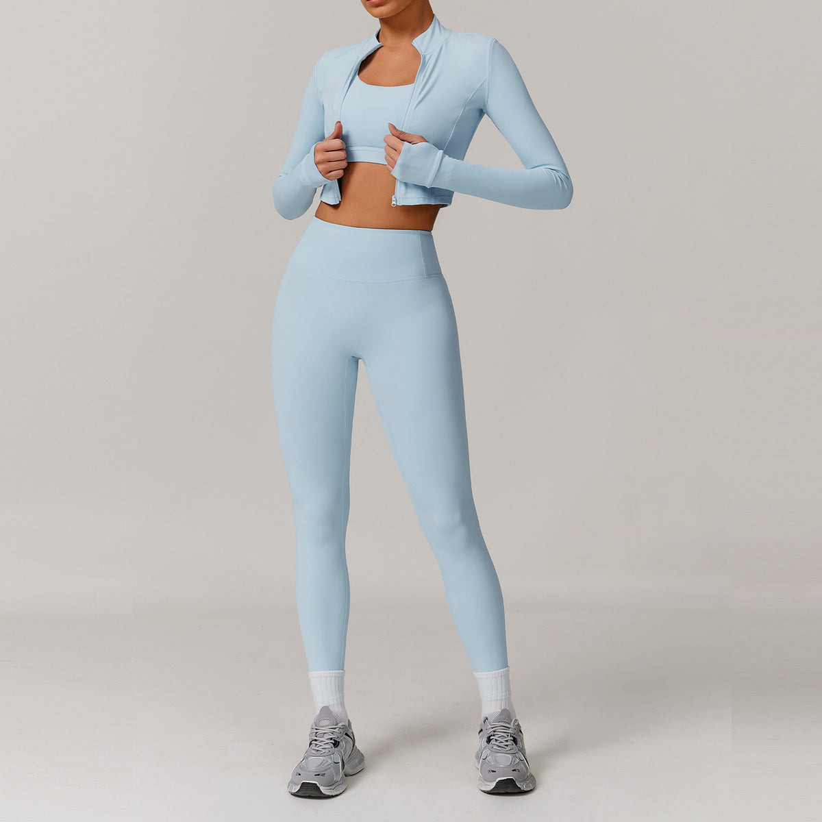 Women 2 Piece Yoga Outfit, Padded Sports Bra & High Waist Leggings Set, 4-Way Stretch Moisture Wicking Workout Activewear for Gym Pilates Running